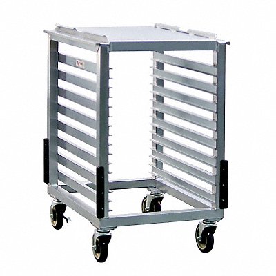 Slicer and Mixer Cart 37 in H Aluminum