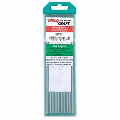 WELDCRAFT Green Tungsten Electrode PK10