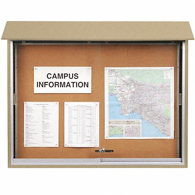 Enclosed Bulletin Board Tack 40 x52 