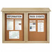 Enclosed Bulletin Board Tack 36 x45 