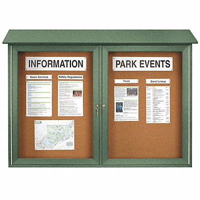 Enclosed Bulletin Board Tack 40 x52 