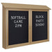 Enclosed Bulletin Board Letter 34 x24 