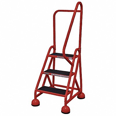 D5255 Rolling Ladder Hndrl Platfm 27 In H