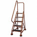 D5253 Rolling Ladder Hndrl Platfm 45 In H