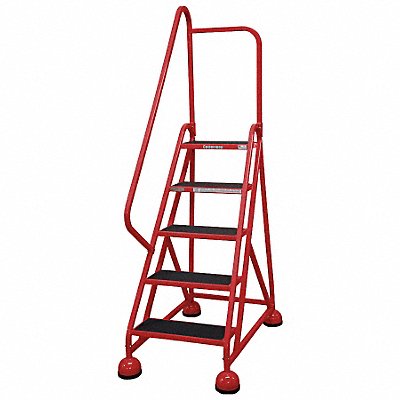 D5253 Rolling Ladder Hndrl Platfm 45 In H