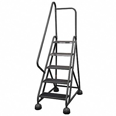 D5253 Rolling Ladder Hndrl Platfm 45 In H