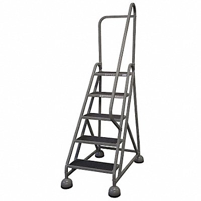 D5257 Rolling Ladder Hndrl Platfm 45 In H