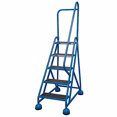 D5257 Rolling Ladder Hndrl Platfm 45 In H