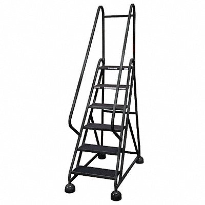 D5248 Rolling Ladder Hndrl Platfm 54 In H