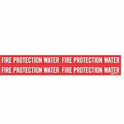 Pipe Marker Fire Protection Water