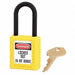 D5324 Lockout Padlock KA Yellow 1-3/4 H PK3