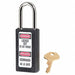 D5329 Lockout Padlock KA Black 3 H PK12