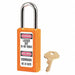 D5327 Lockout Padlock KA Orange 3 H PK3