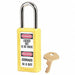 D5328 Lockout Padlock KA Yellow 3 H PK6