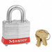 D5331 Lockout Padlock KA Red 1-1/4 H PK3