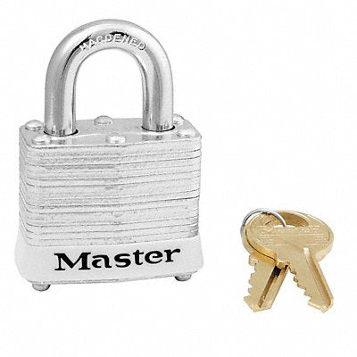 D5332 Lockout Padlock KA White 1-1/4 H PK6