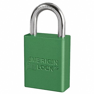 Lockout Padlock KA Green 1-7/8 H PK6