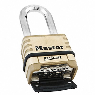 Combination Padlock 1 15/16in Rectgle