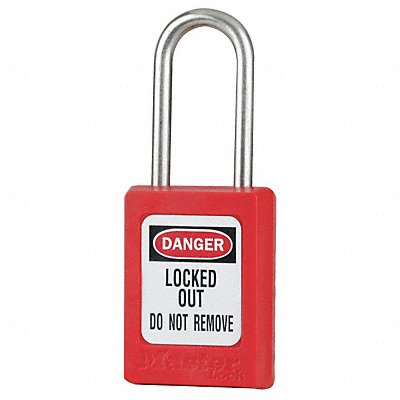 G6057 Lockout Padlock KD Red 1-13/16 H