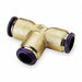 Union Tee 1/8 In Tube Brass PK10