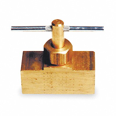 Needle Valve Straight Brass 1/4 In.