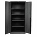 Storage Cabinet 78 x36 x18 Black 4Shlv