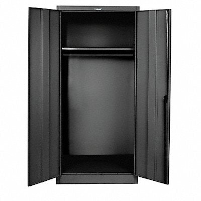 K3919 Storage Cabinet 78 x36 x18 Black 1Shlv