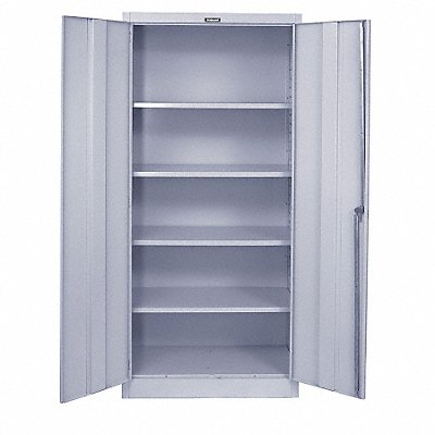 Storage Cabinet 78 x36 x18 LtGry 4Shlv