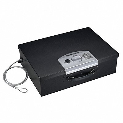 Portable Laptop Safe 0.5 cu ft Black