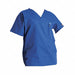 Scrub Shirt XL Royal Blue Womens