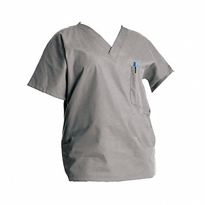 Scrub Shirt M Gray Womens