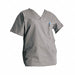 Scrub Shirt S Gray Womens