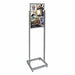 Sign Holder Pedestal 14x22 Alum Chrome