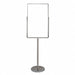 Sign Holder Pedestal 24x36 Metal Chrome