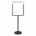 Sign Holder Pedestal 22x28 Metal Black