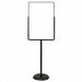 Sign Holder Pedestal 24x36 Metal Black