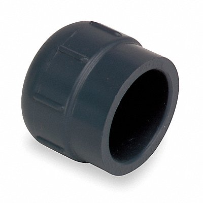 Cap 1/4 in Schedule 80 FNPT Gray