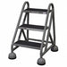 D5261 Rolling Ladder Welded Platform 27In H