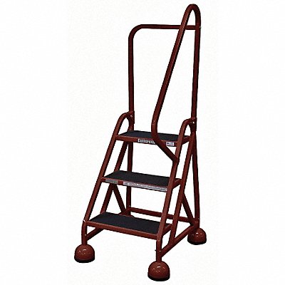 D5275 Rolling Ladder Hndrl Platfm 27 In H