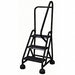 D5275 Rolling Ladder Hndrl Platfm 27 In H