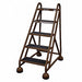 D5263 Rolling Ladder Welded Platform 45In H