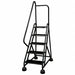 D5273 Rolling Ladder Hndrl Platfm 45 In H