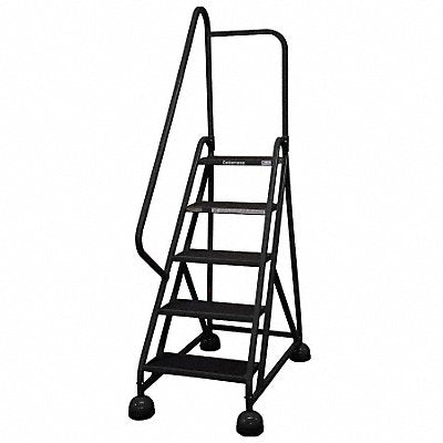 D5273 Rolling Ladder Hndrl Platfm 45 In H