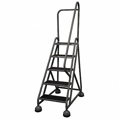 D5277 Rolling Ladder Hndrl Platfm 45 In H