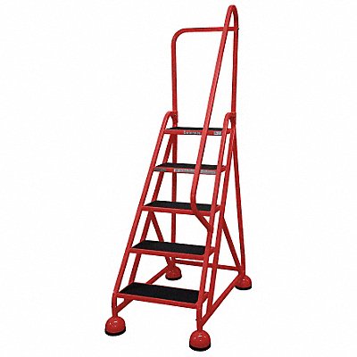 D5277 Rolling Ladder Hndrl Platfm 45 In H