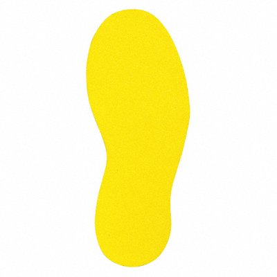 Floor Marking Tape Right Foot Yellow