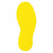 Floor Marking Tape Right Foot Yellow