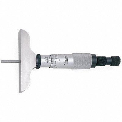 Depth Micrometer 0-3 In 2-1/2 Base 3 Rod