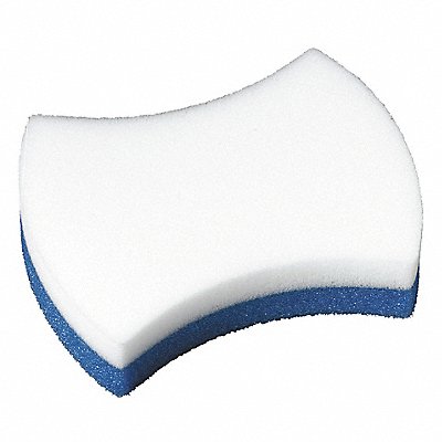 Scouring Pad 4 1/2 in L Blue/White PK4