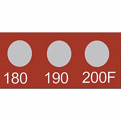 Non-Rev Temp Indicator Mylar PK10